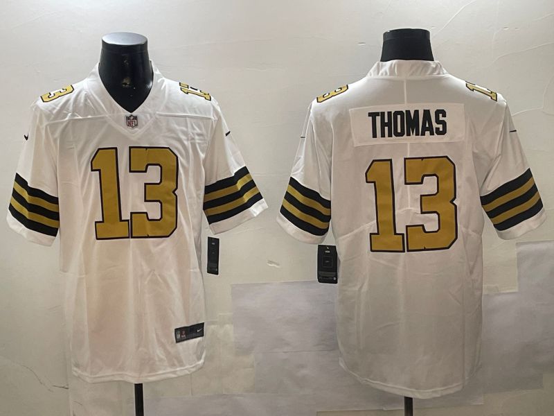 Men New Orleans Saints #13 Thomas White 2024 Nike Limited NFL Jersey style 01041